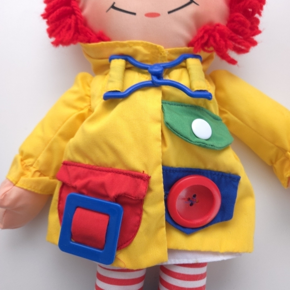 Vintage Playskool Raggedy Ann Dress Me Plush Doll 1991 - Picture 3 of 11